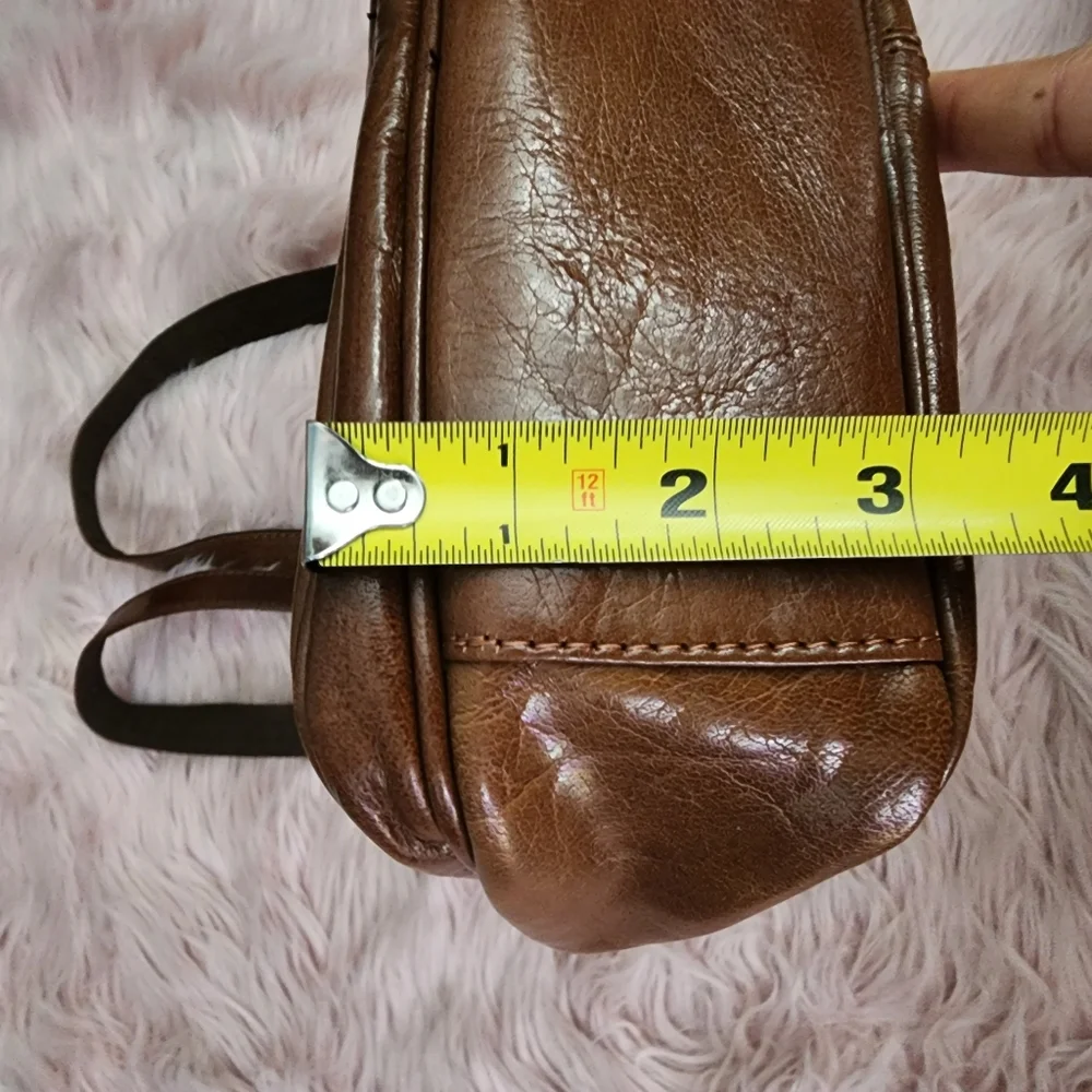 Ashwood Genuine glazed Leather backpack brown tan